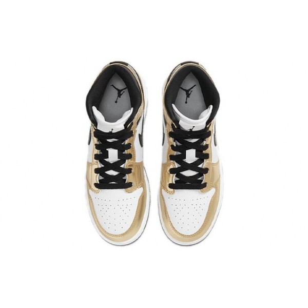 Air Jordan 1 Mid SE GS Metallic Gold DC1420-700