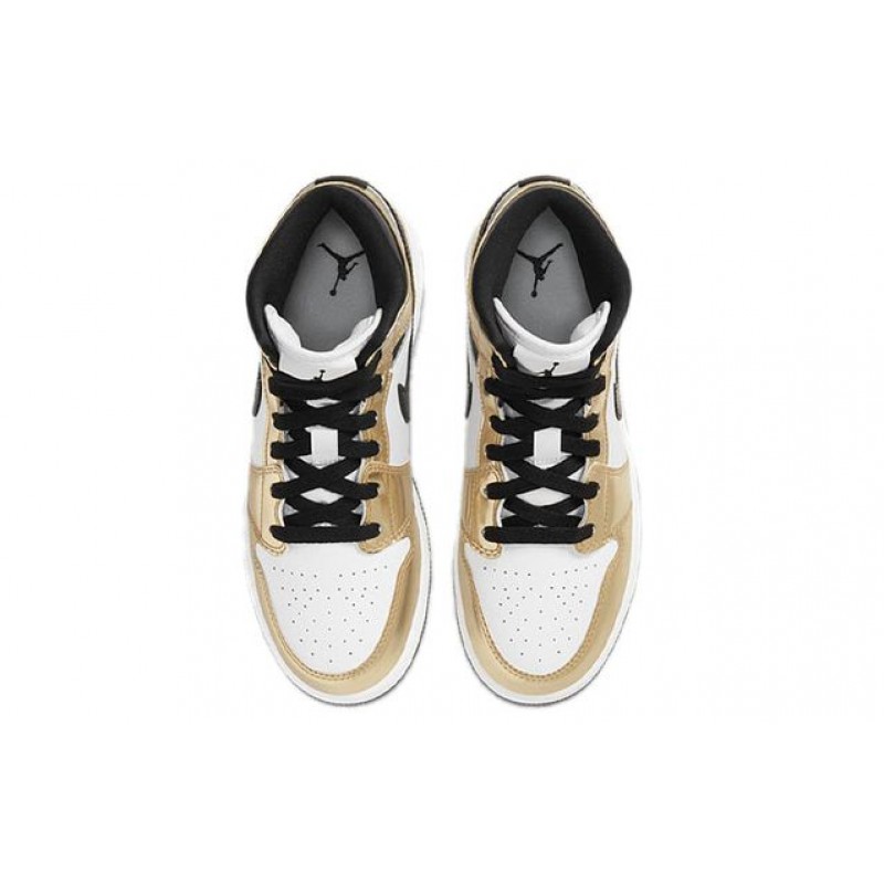 Air Jordan 1 Mid SE GS Metallic Gold DC1420-700