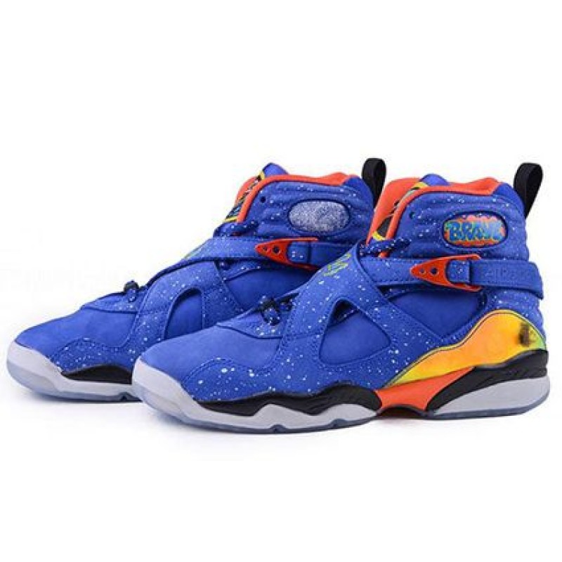 Air Jordan 8 Retro DB'Doernbecher' GS Hyper Blue/Electro Orange-Black 729894-480