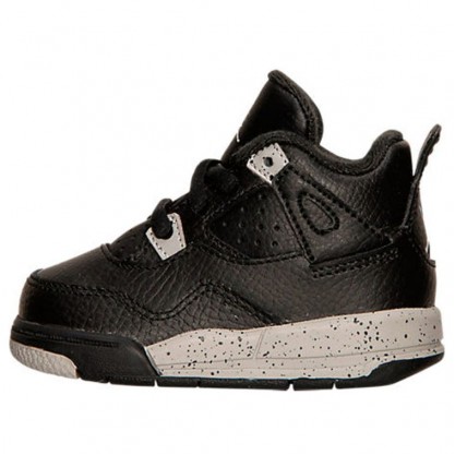 Air Jordan 4 Retro LS BP 'Black Grey' Black/Grey/White 707432-003