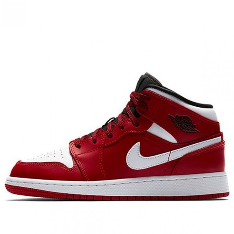 Air Jordan 1 Mid BG Gym Red 554725-605