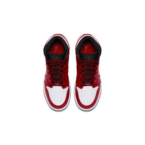 Air Jordan 1 Mid BG Gym Red 554725-605