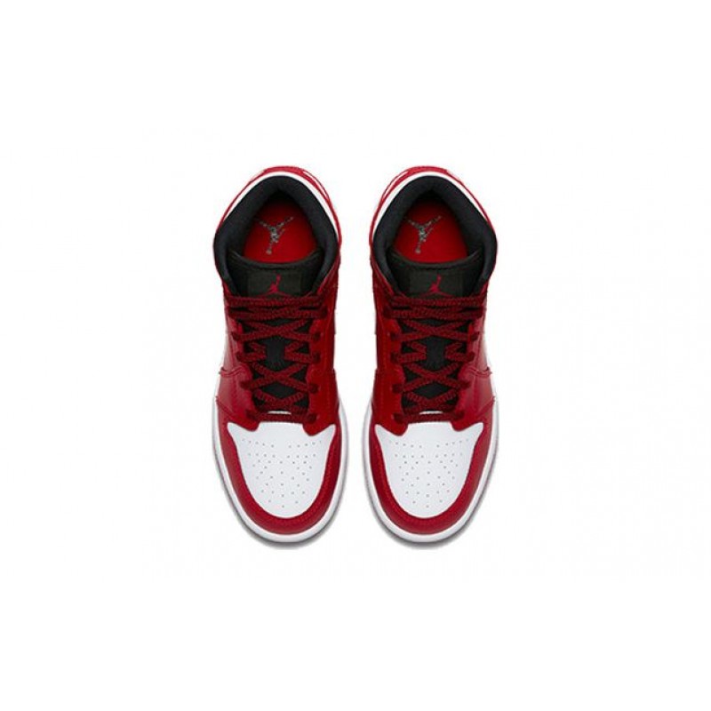 Air Jordan 1 Mid BG Gym Red 554725-605