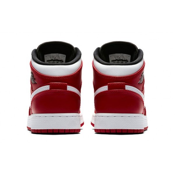 Air Jordan 1 Mid BG Gym Red 554725-605