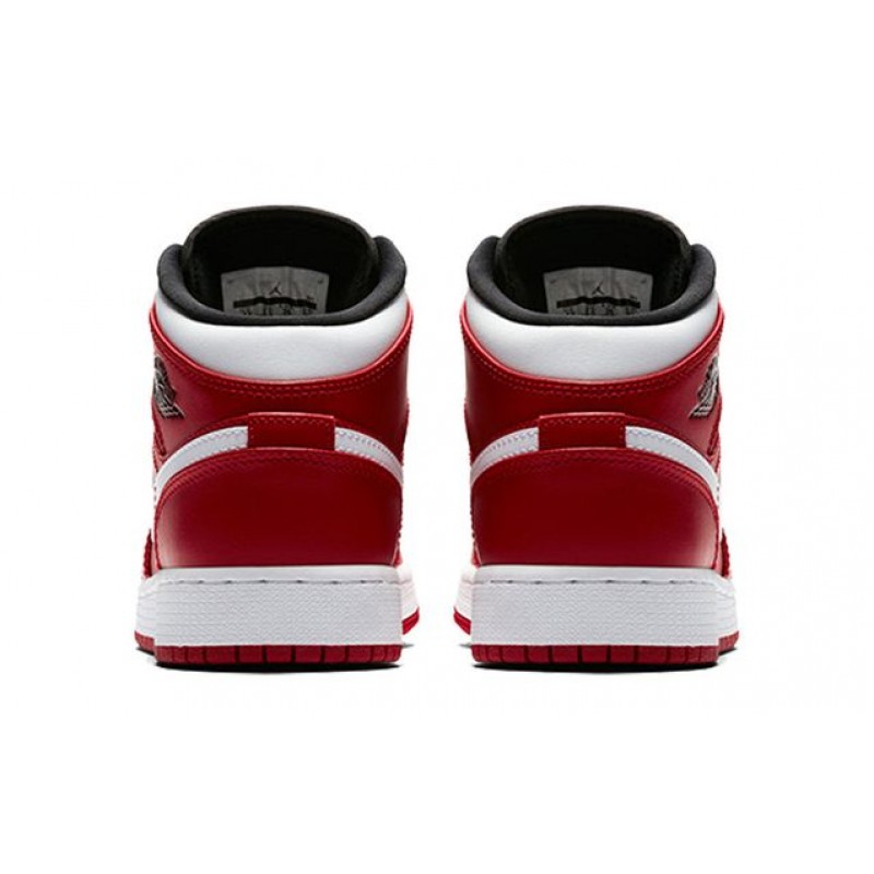 Air Jordan 1 Mid BG Gym Red 554725-605