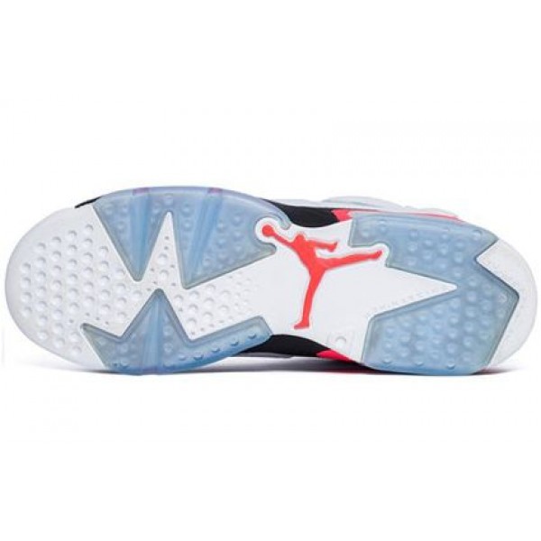 Air Jordan 6 Retro Low BG White Infrared 768881-123