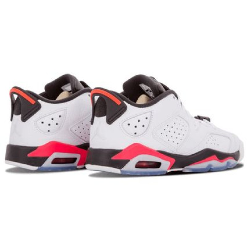 Air Jordan 6 Retro Low BG White Infrared 768881-123