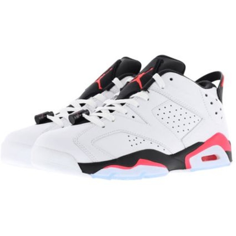 Air Jordan 6 Retro Low BG White Infrared 768881-123