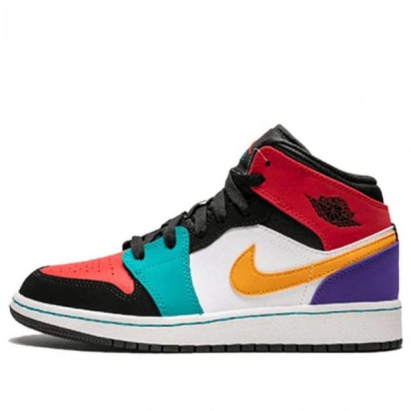 Air Jordan 1 Mid GS Multi 554725-125