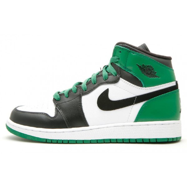 Air Jordan 1 High Retro GS 'Boston Celtics' White/Black-Varsity Green 332558-101