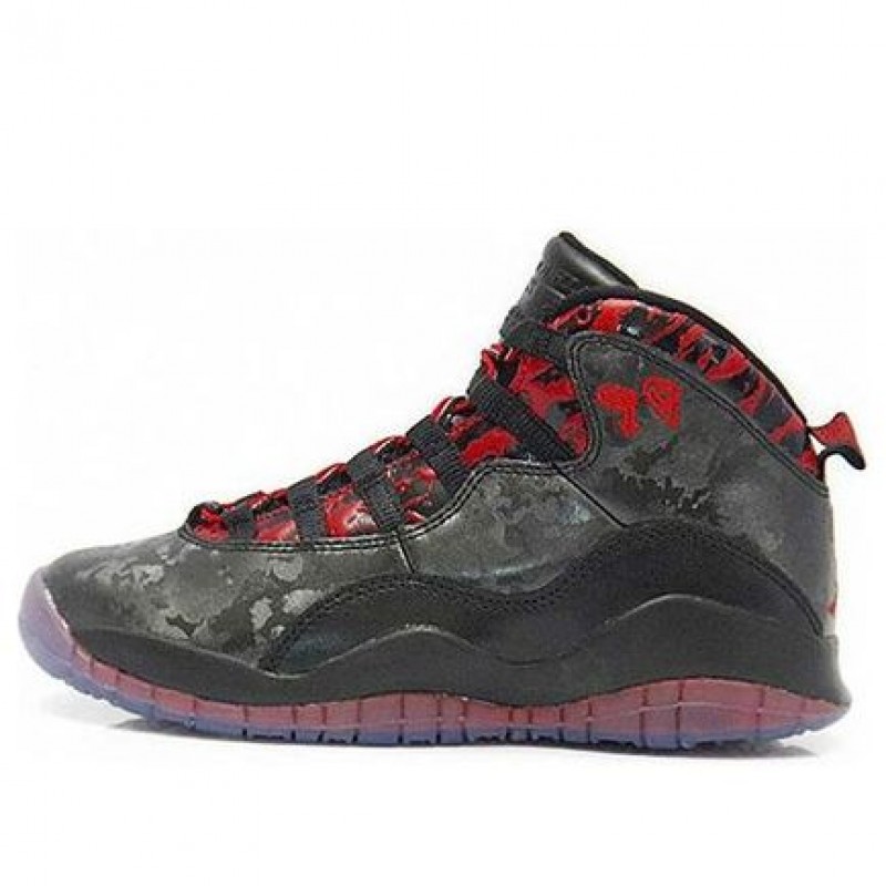 Air Jordan 10 Retro DB'Doernbecher' GS black/gym red 641746-060