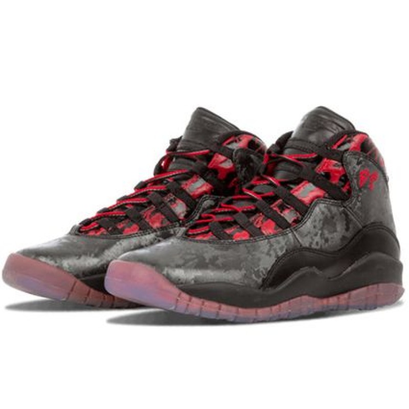 Air Jordan 10 Retro DB'Doernbecher' GS black/gym red 641746-060