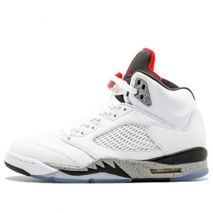 Air Jordan 5 Retro BG White Cement 440888-104