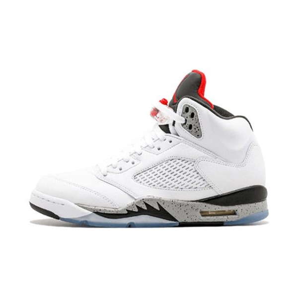 Air Jordan 5 Retro BG White Cement 440888-104