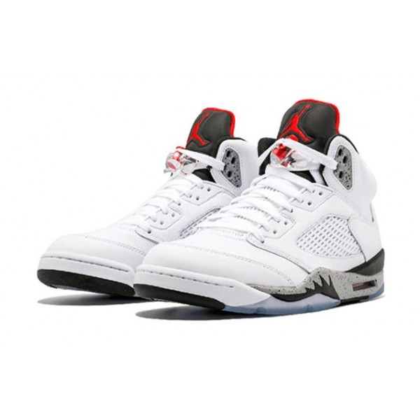 Air Jordan 5 Retro BG White Cement 440888-104