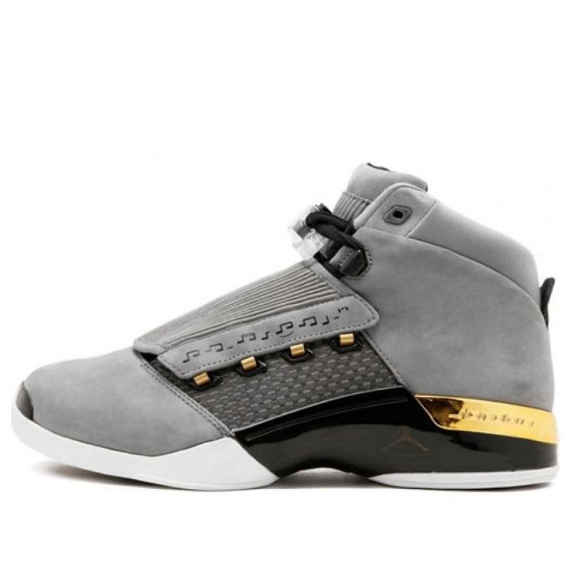 Nike Trophy Room x Air Jordan 17 Retro 'Cool Grey' Cool Grey/Metallic Gold/Black AH7963-023