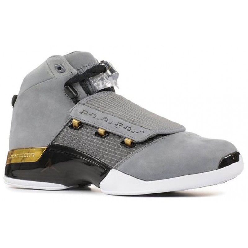 Nike Trophy Room x Air Jordan 17 Retro 'Cool Grey' Cool Grey/Metallic Gold/Black AH7963-023