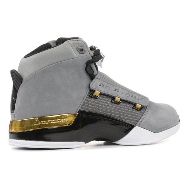 Nike Trophy Room x Air Jordan 17 Retro 'Cool Grey' Cool Grey/Metallic Gold/Black AH7963-023