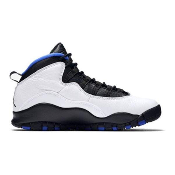 Air Jordan 10 Retro GS 'Orlando' White/Black-Royal-Metallic Silver 310806-108