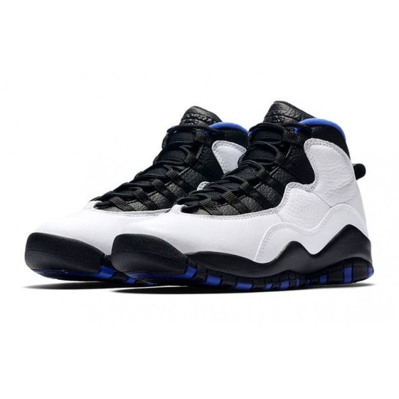 Air Jordan 10 Retro GS 'Orlando' White/Black-Royal-Metallic Silver 310806-108