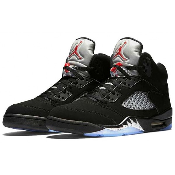 Air Jordan 5 Retro Black Metallic Silver 845035-003