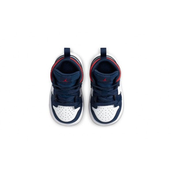 Air Jordan 1 Mid SE TD 'Olympic' White/Midnight Navy/Metallic Gold/University Red BQ6933-104