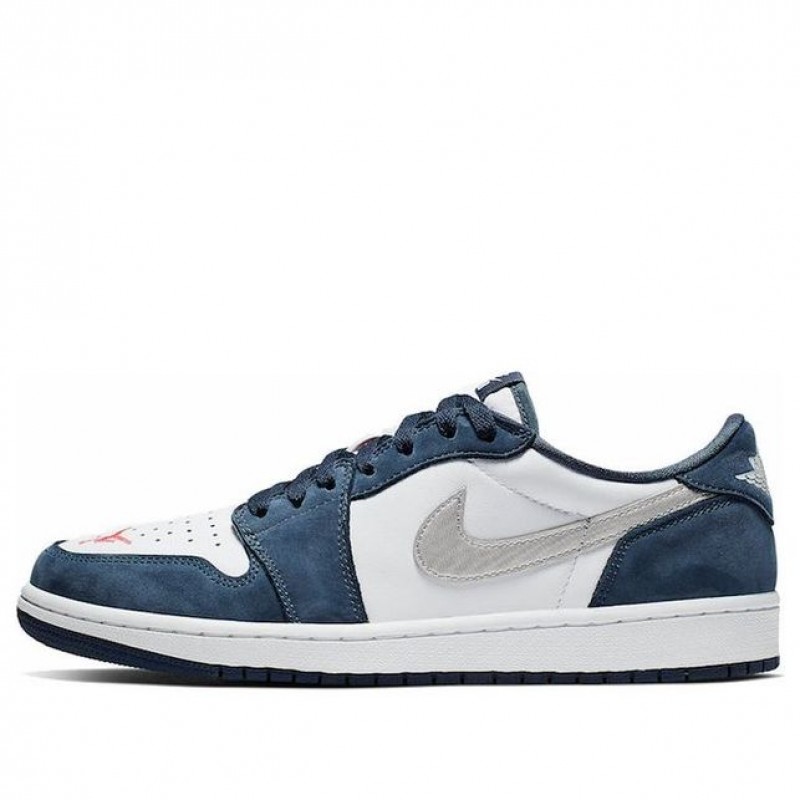 Nike SB Skateboard Air Jordan 1 Low Midnight Navy CJ7891-400