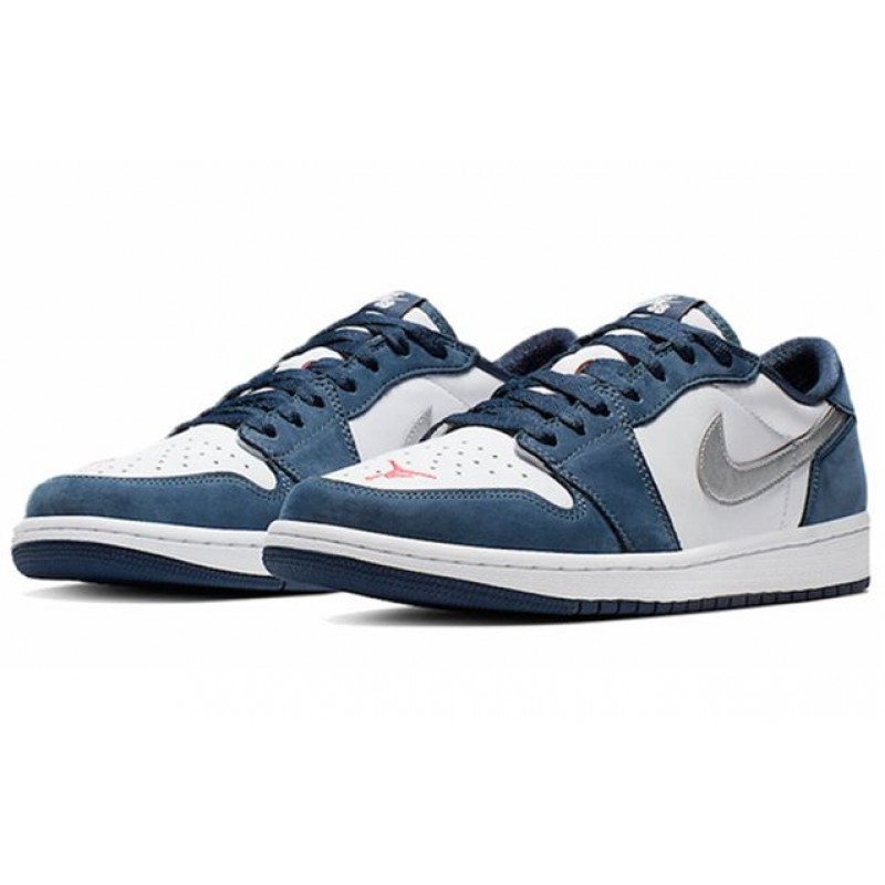 Nike SB Skateboard Air Jordan 1 Low Midnight Navy CJ7891-400