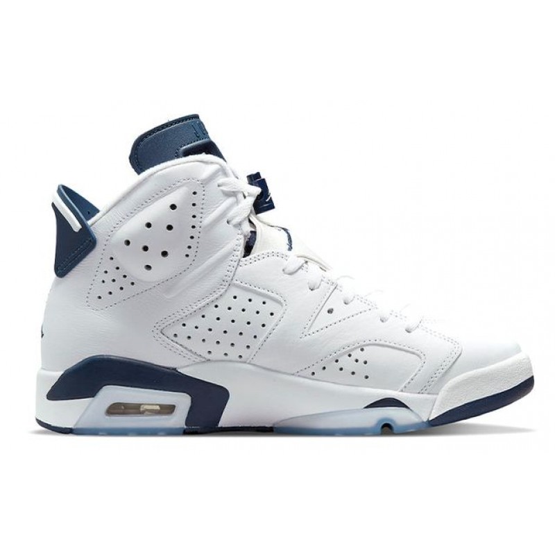 Air Jordan 6 Retro 'Midnight Navy' 2021 White/Midnight Navy CT8529-141