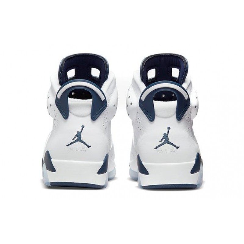 Air Jordan 6 Retro 'Midnight Navy' 2021 White/Midnight Navy CT8529-141