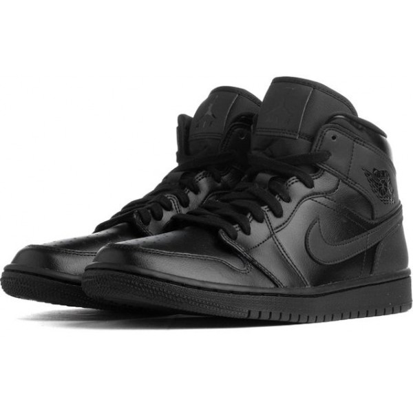 Womens WMNS Air Jordan 1 Mid Triple Black BQ6472-012