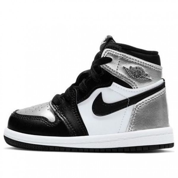 Air Jordan 1Retro High OG Silver Toe TD CU0450-001