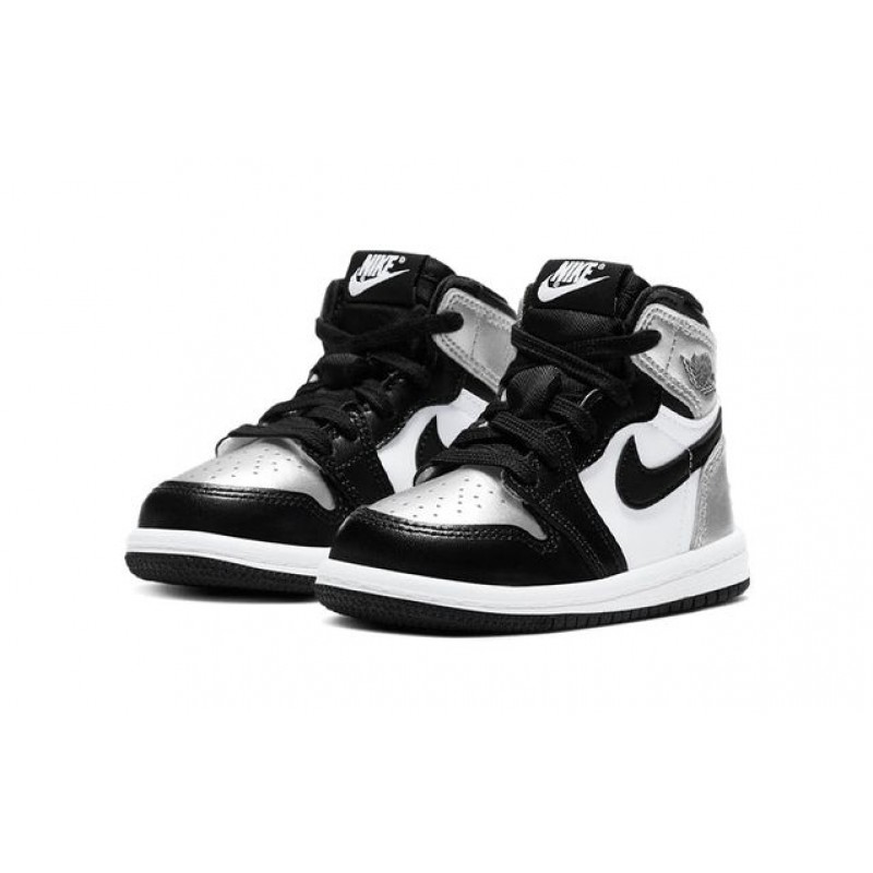 Air Jordan 1Retro High OG Silver Toe TD CU0450-001