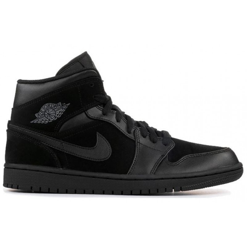 Air Jordan 1 Mid Black 554724-050