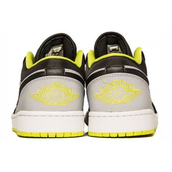 Air Jordan 1 Low 'Venom Green' Wolf Grey/Venom Green/Black 553558-009