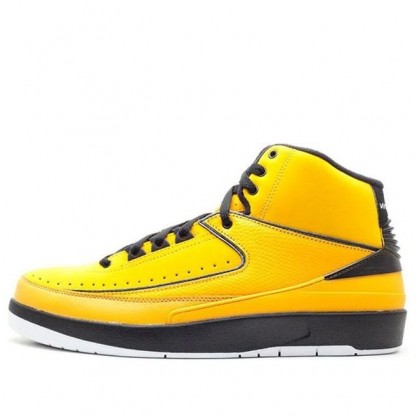 Air Jordan 2 Retro QF 'Candy Yellow' Del Sol/Black-White 395709-701