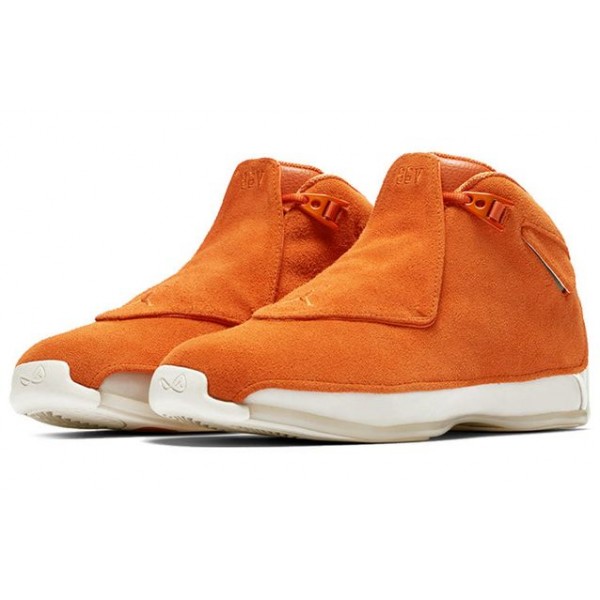 Air Jordan 18 Retro Orange Suede AA2494-801