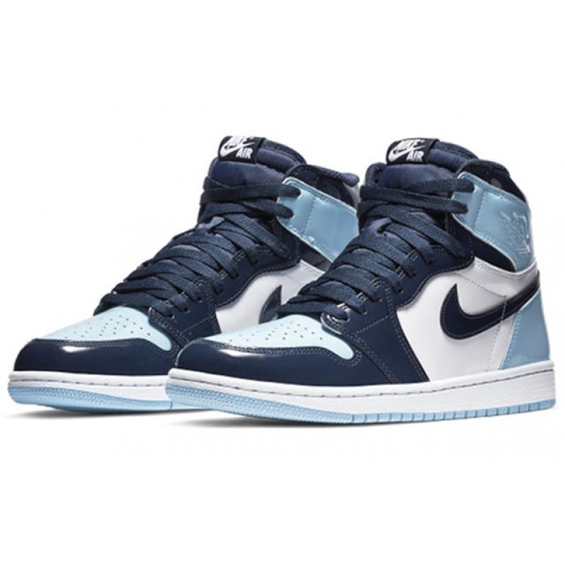 Womens WMNS Air Jordan 1 High OG UNC Patent Leather CD0461-401