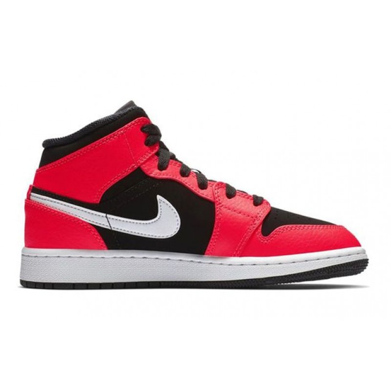 Air Jordan 1 Mid GS Black Infrared 554725-061