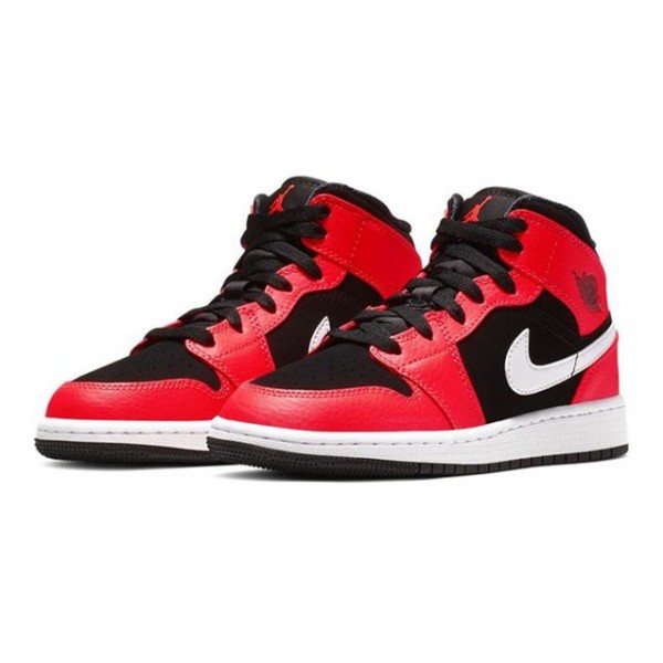 Air Jordan 1 Mid GS Black Infrared 554725-061