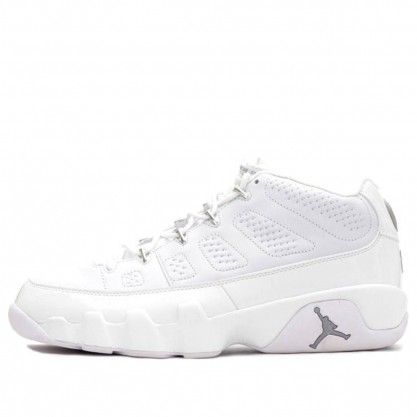 Air Jordan 9 Retro Low White/White-Chrome 303895-111