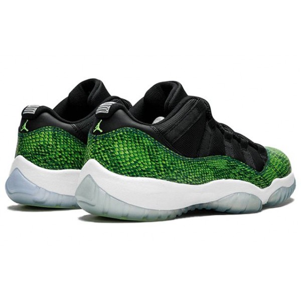 Air Jordan 11 Retro Low Green Snakeskin 528895-033