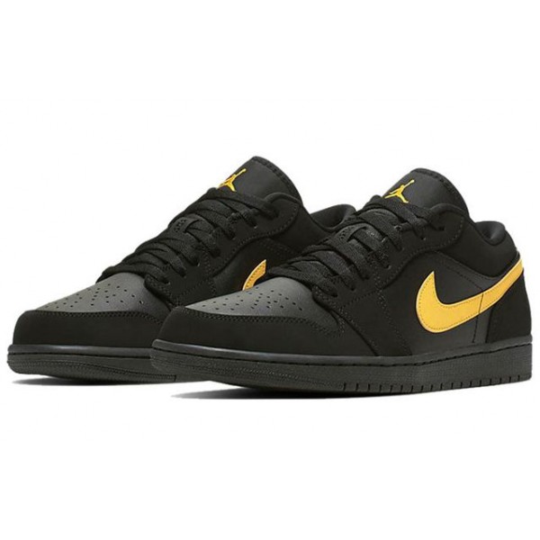 Air Jordan 1 Low 'Black University Gold' Black/University Gold/Black 553558-071