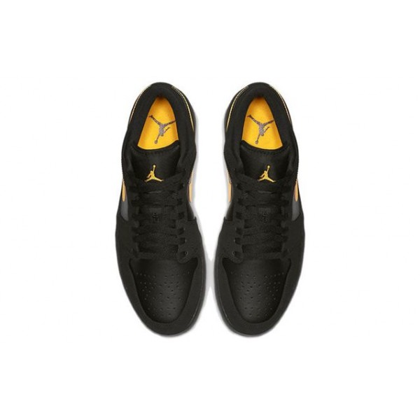 Air Jordan 1 Low 'Black University Gold' Black/University Gold/Black 553558-071