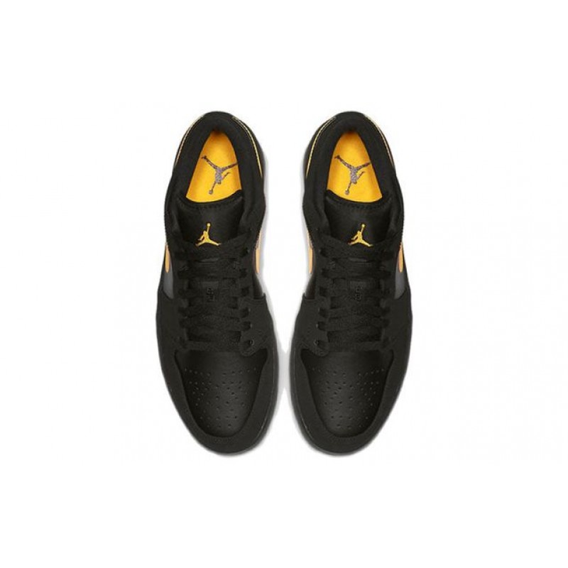 Air Jordan 1 Low 'Black University Gold' Black/University Gold/Black 553558-071