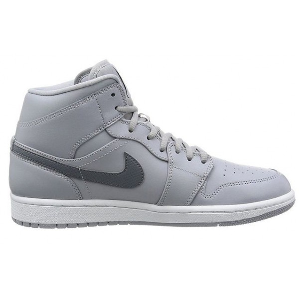 Air Jordan 1 Mid Wolf Grey 554724-033