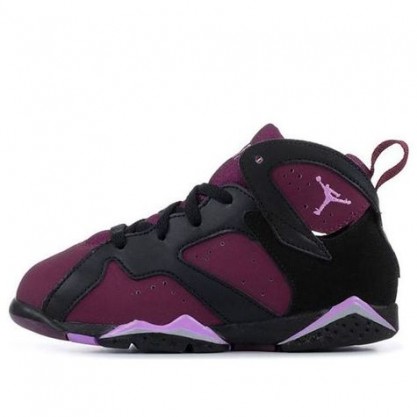 Air Jordan 7 Retro TD 'Mulberry' Black/Fuchsia Glow-Mulberry-Wolf Grey 705418-009