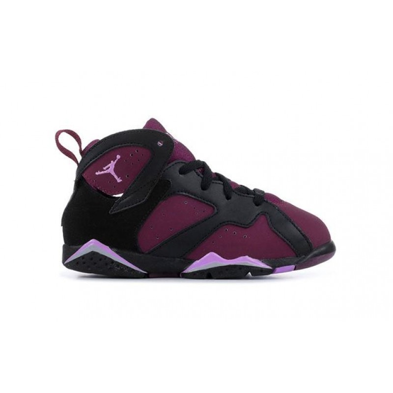 Air Jordan 7 Retro TD 'Mulberry' Black/Fuchsia Glow-Mulberry-Wolf Grey 705418-009