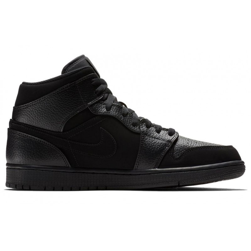 Air Jordan 1 Mid Black 554724-064