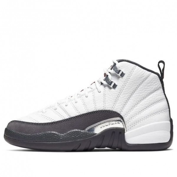 Air Jordan 12 Retro GS White Dark Grey 153265-160